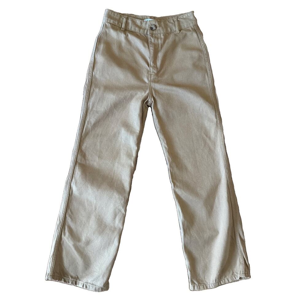 Reformation Wide Leg Denim Pants In Butterscotch Brown Tan Sz 25